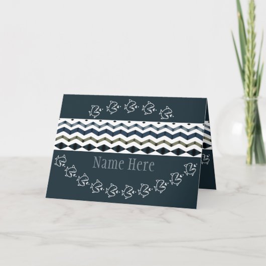 おもしろいウィムシーアート紙 カード (正面)