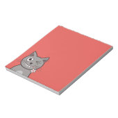 おもしろいウィンキング漫画の猫 ノートパッド (回転)