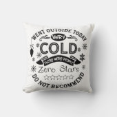 おもしろいウィンタークリスマスホリデー引用文 クッション (正面)