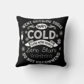 おもしろいウィンタークリスマスホリデー引用文 クッション (裏面)
