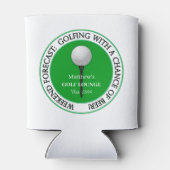 おもしろいウィークエンドゴルフラウンジバークーラーボックス 缶クーラー (裏面)