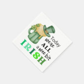 おもしろいウィービットアイリッシュカクテルナプキンズ スタンダードカクテルナプキン (角)