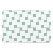 おもしろいウィーヴスクウェアミントグリーン マグネット (横)