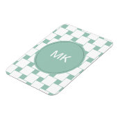 おもしろいウィーヴスクウェアミントグリーン マグネット (左側)