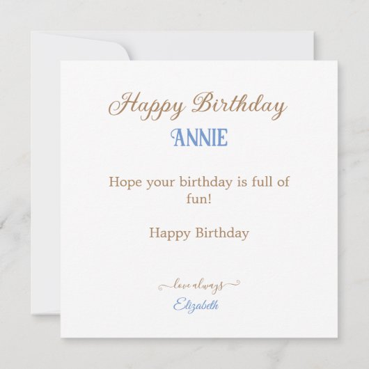 おもしろいウエスタンをテーマにした子供の誕生日 カード (裏面)