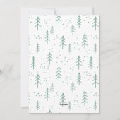 おもしろいウォーターカラースロススロー&コージクリスマスシーズン シーズンカード (裏面)