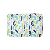 おもしろいウマ模様 バスマット (正面)