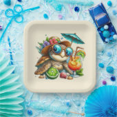 おもしろいウミガメの収集 ペーパープレート (パーティー)