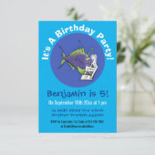 おもしろいウミヘビの漫画 招待状 (スタンド正面)