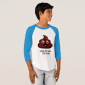 おもしろいウンチカスタム文字シャツ&ジャケット Tシャツ (正面フル)