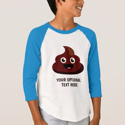 おもしろいウンチカスタム文字シャツ&ジャケット Tシャツ (正面)