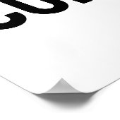 おもしろいウンチサインおもしろいウォールアートバスルーム ポスター (角)