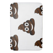 おもしろいウンチ絵文字バスタママット バスマット (正面縦)