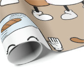 おもしろいウンチ絵文字紙模様 ラッピングペーパー (ロールコーナー)