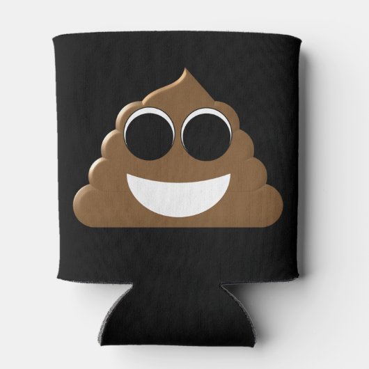 おもしろいウンチ絵文字 缶クーラー (裏面)