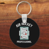 おもしろいエアホッケー女子男性へキッズホッケーテーブル キーホルダー (正面)