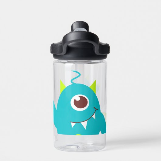 おもしろいエイリアンという名前のリバティーキッズ ウォーターボトル (背面)