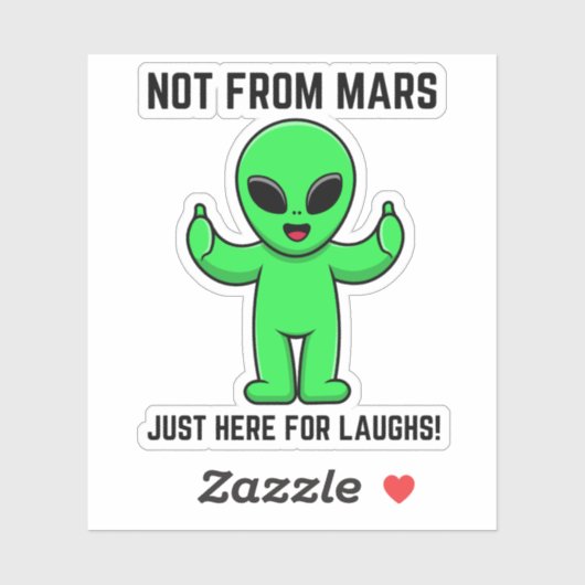 おもしろいエイリアン引用文 シール (シート)