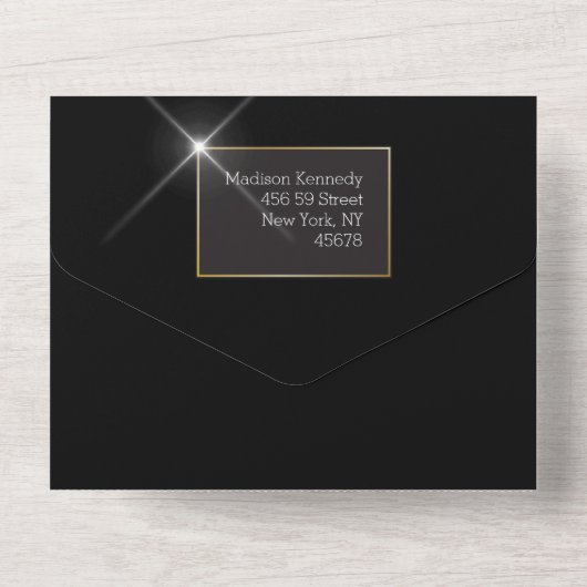 おもしろいエイリアン🎅🛸 UFOハローウィンパーティ オールインワン招待状 (裏面)