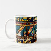 おもしろいエジプト象形文字コーヒーマグセット コーヒーマグカップ (左)