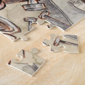 おもしろいエスプレッソ小妖精や小人パズル ジグソーパズル (側面)