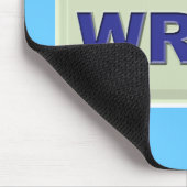 おもしろいエピック書作家スローガンへのライセンス マウスパッド (コーナー)