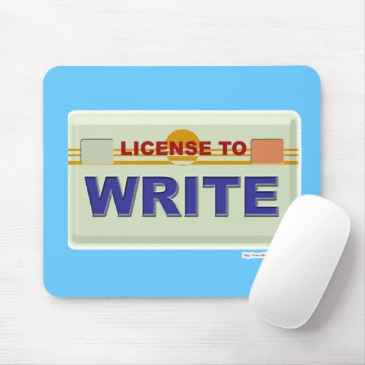 おもしろいエピック書作家スローガンへのライセンス マウスパッド (マウス)