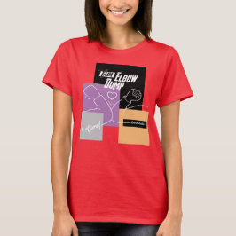 おもしろいエルボのバンプハンドシェイク、ソーシャル距離 Tシャツ