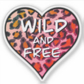 おもしろいエレガントヒョウプリント シール (正面)