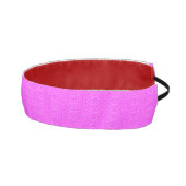 おもしろいエレガント抽象芸術小さなかわいいモチーフピンク柄 アスレチックヘッドバンド (右)