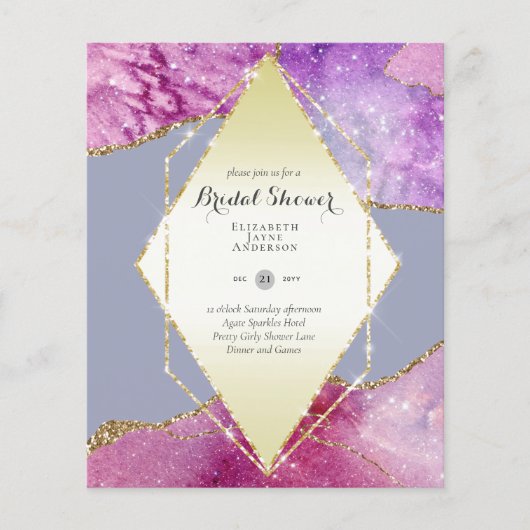 おもしろいエレガント、きらびやかな予算ブライダルシャワー