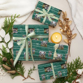 おもしろいエレガントFa La Bowヴィンテージ音楽フォトコラージュ ラッピングペーパーシート