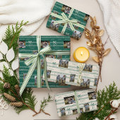 おもしろいエレガントFa La Bowヴィンテージ音楽フォトコラージュ ラッピングペーパーシート