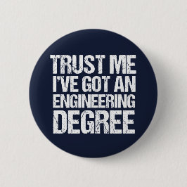 おもしろいエンジニアリング卒業技術士 缶バッジ