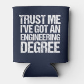 おもしろいエンジニアリング卒業技術者卒業 缶クーラー (正面)