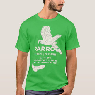 おもしろいオウム定義バードラバーA Tシャツ