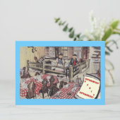 おもしろいオクトーバーフェストオクトバーフェストパーティの招待状 招待状 (スタンド正面)