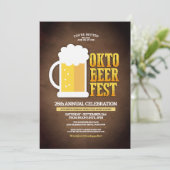 おもしろいオクトーバーフェストパーティー 招待状 (スタンド正面)