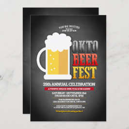 おもしろいオクトーバーフェストパーティー 招待状