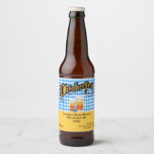 おもしろいオクトーバーフェストホームビールボトルラベル ビールラベル (正面)