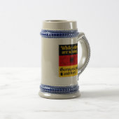 おもしろいオクトーバーフェスト ビールジョッキ (正面右)