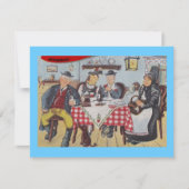 おもしろいオクトーバーフェストOCTOBERFESTパーティの招待状 招待状 (正面)