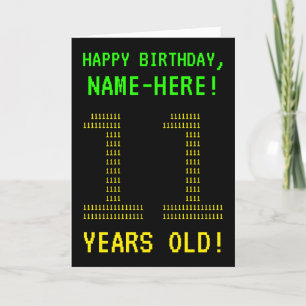 おもしろいオタク系の、ネディ「11歳！」 誕生日カード カード