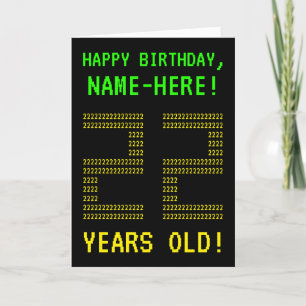おもしろいオタク系の、ネディ「22歳！」 誕生日カード カード