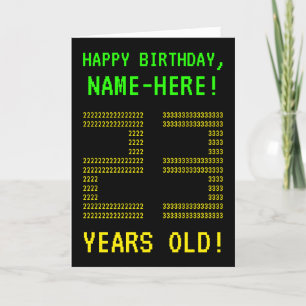 おもしろいオタク系の、ネディ「23歳！」 誕生日カード カード