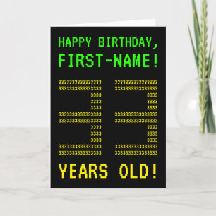 おもしろいオタク系の、ネディ「33歳！」 誕生日カード カード