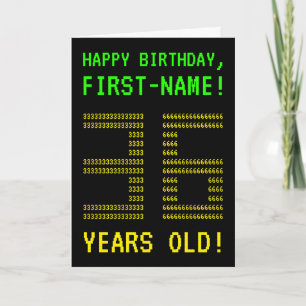 おもしろいオタク系の、ネディ「36歳！」 誕生日カード カード