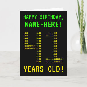 おもしろいオタク系の、ネディ「41歳！」 誕生日カード カード