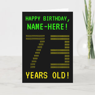 おもしろいオタク系の、ネディ「73歳!」 誕生日カード カード
