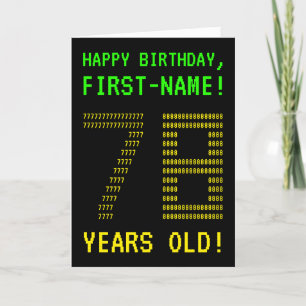 おもしろいオタク系の、ネディ「78歳！」 誕生日カード カード